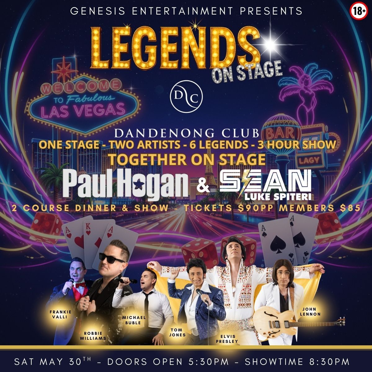 Legends On Stage — Dandenong